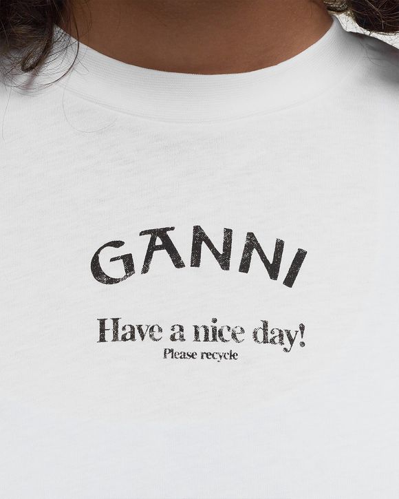Ganni O-Neck T-Shirt - White