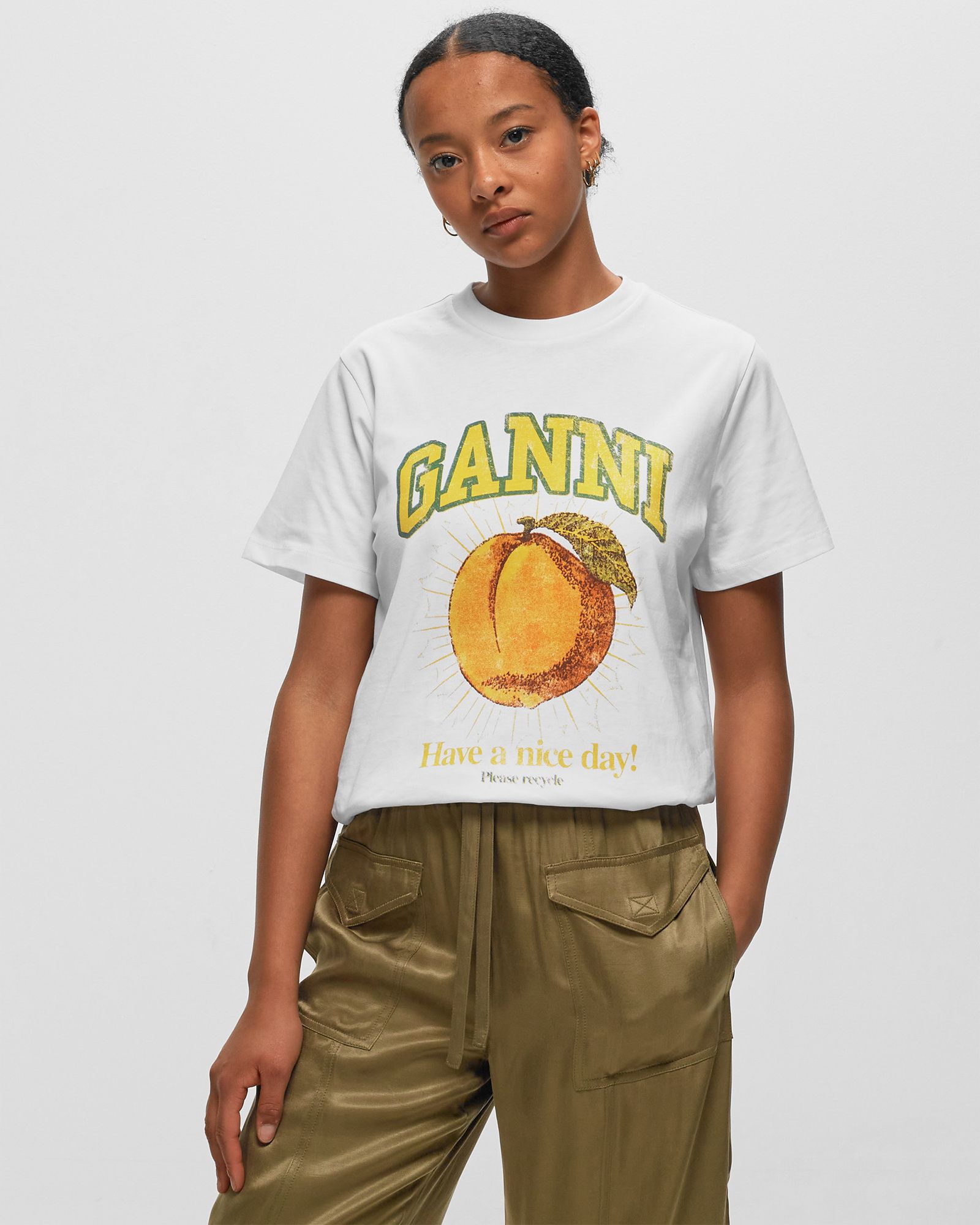 Basic Jersey Peach Relaxed Tee