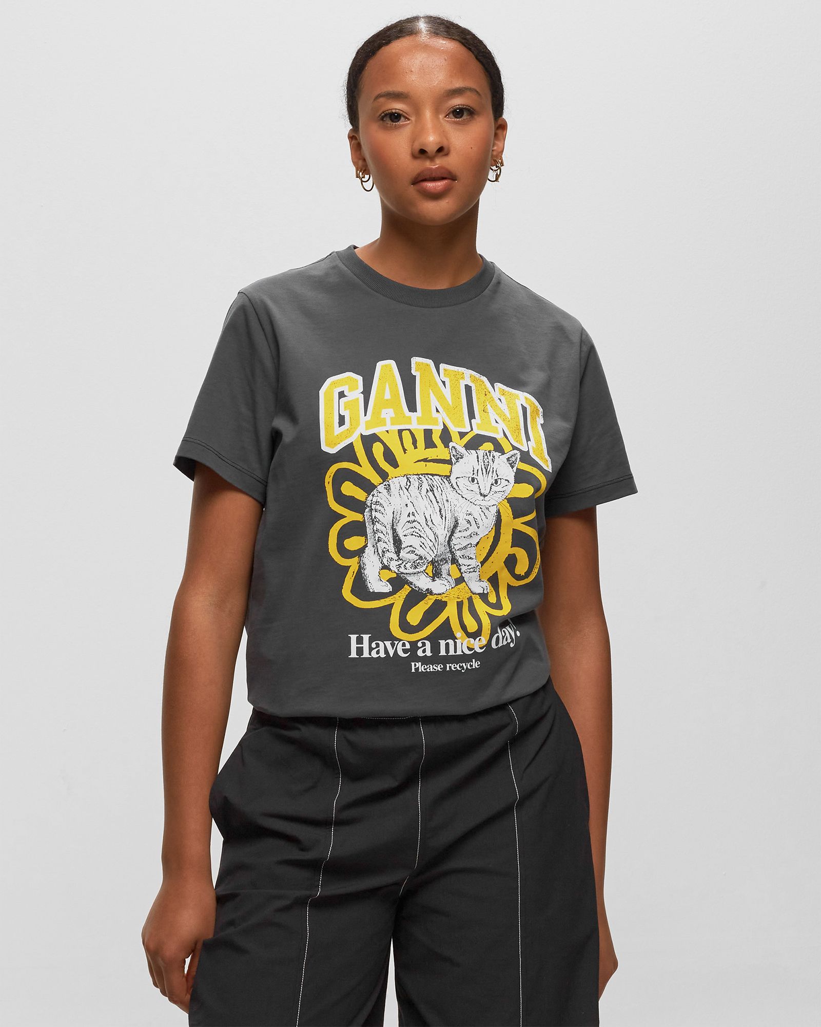 Basic Jersey Cat Relaxed Tee