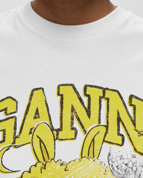 [GANNI]★Basic Jersey Baby Bunny Relaxed T Shirt Ganni Basic Jersey Baby Bun Relaxed T-shirt White | BSTN Store