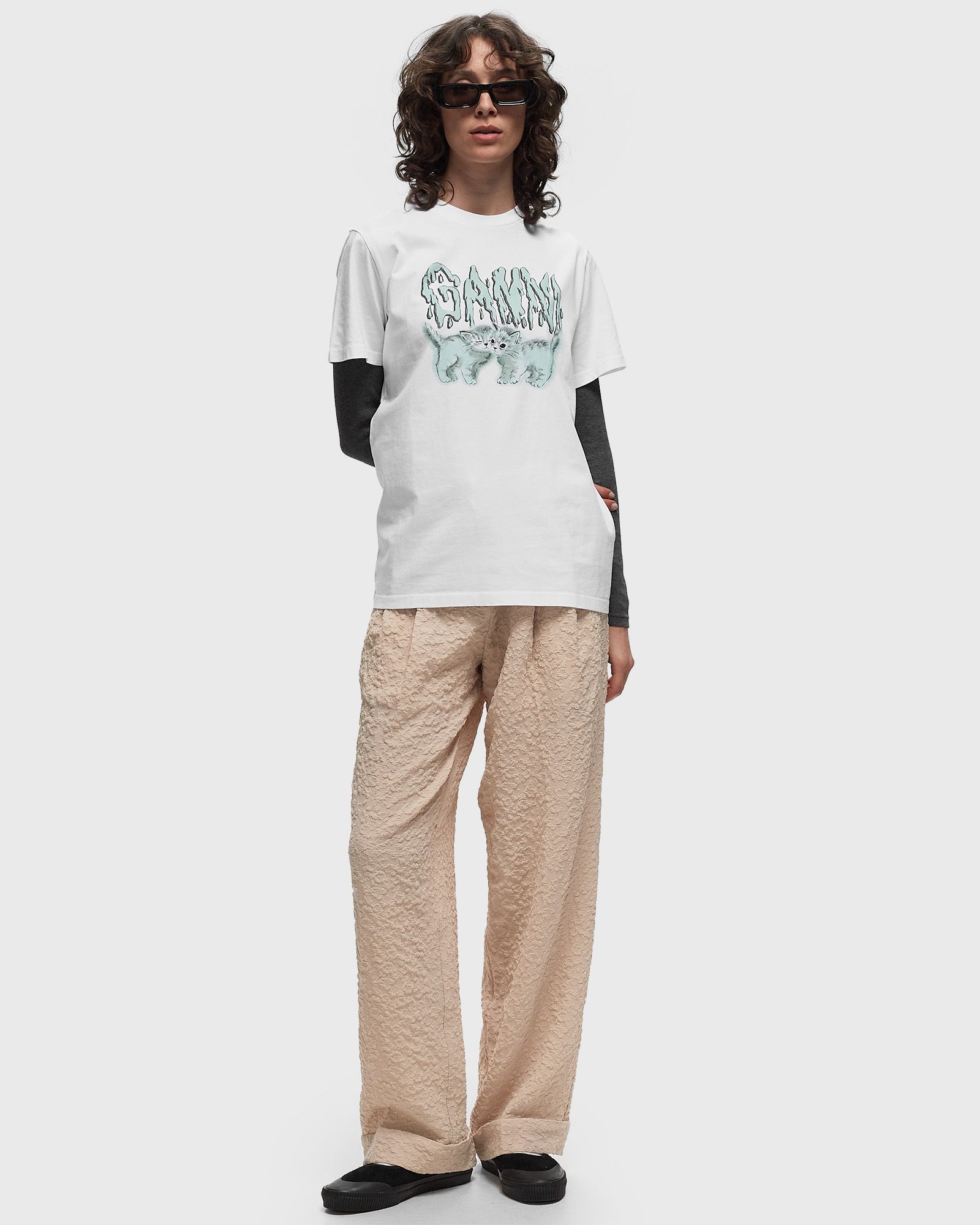 Basic Jersey Love Cats Relaxed Tee