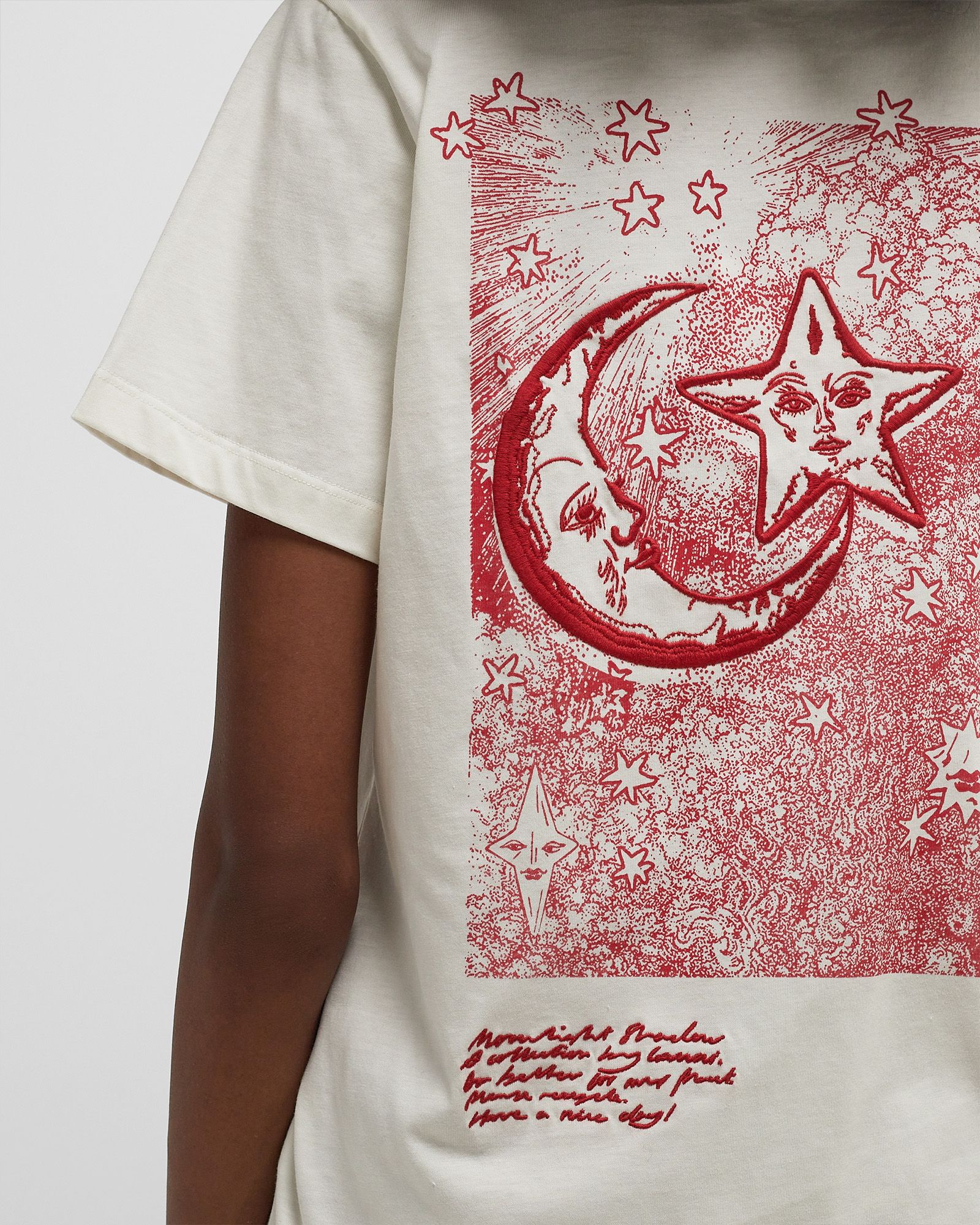 Basic Jersey Celestial Poster Relaxed T-shirt