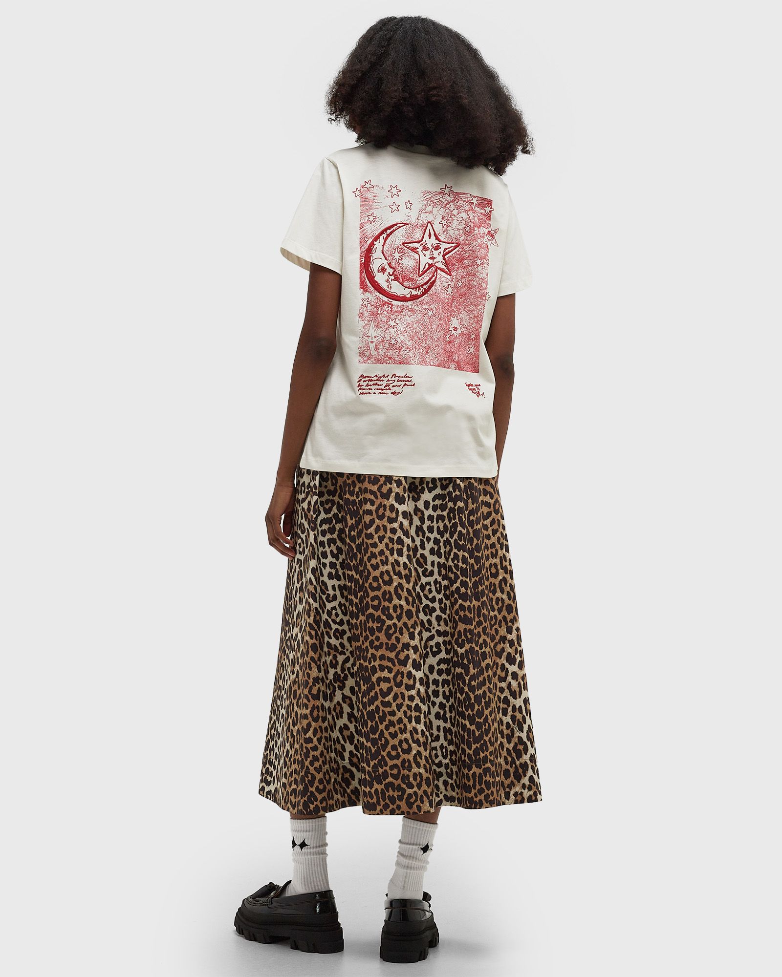 Basic Jersey Celestial Poster Relaxed T-shirt