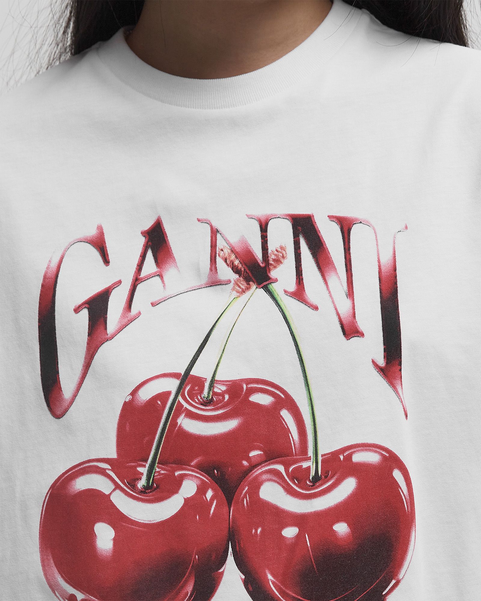 Basic Jersey Cherry Relaxed Tee