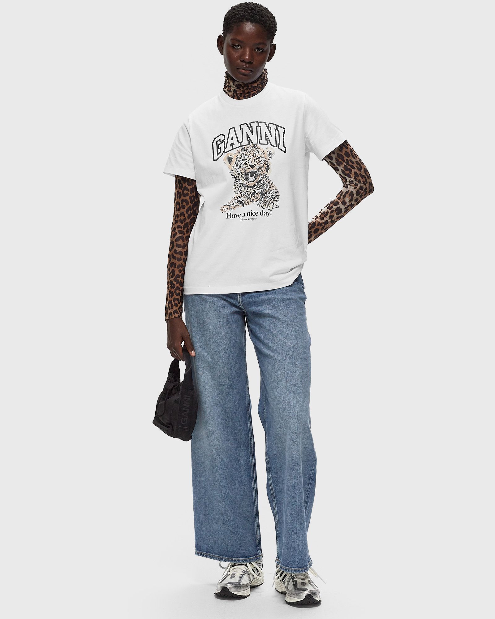 Basic Jersey Leopard Relaxed Tee