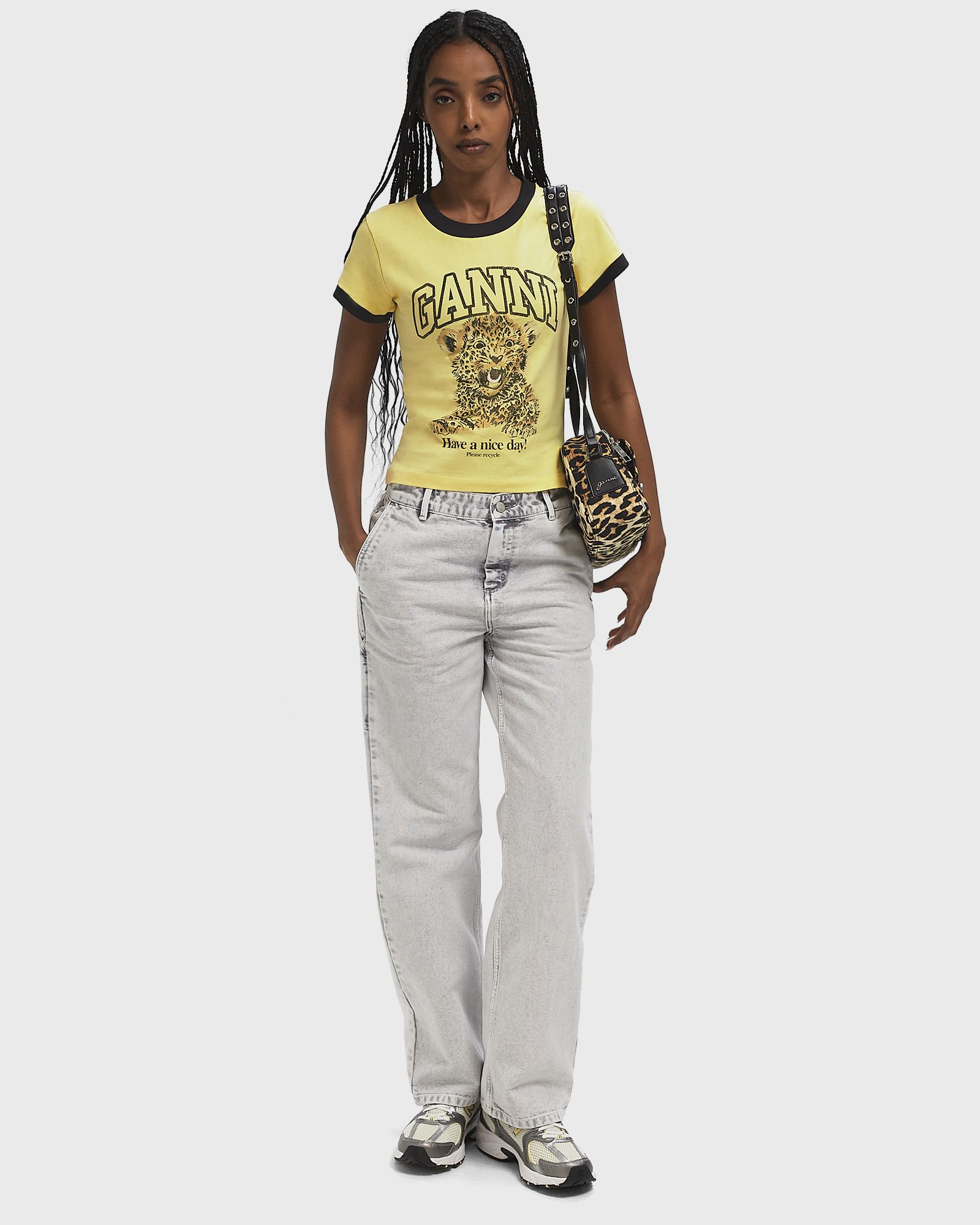 Basic Jersey Leopard Small T-shirt