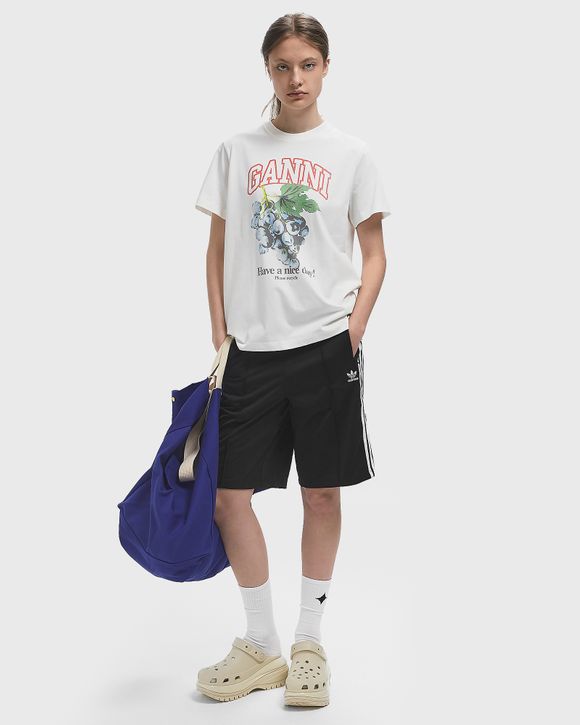 Thumbnail - Basic Cotton Jersey Grapes Relaxed Tee