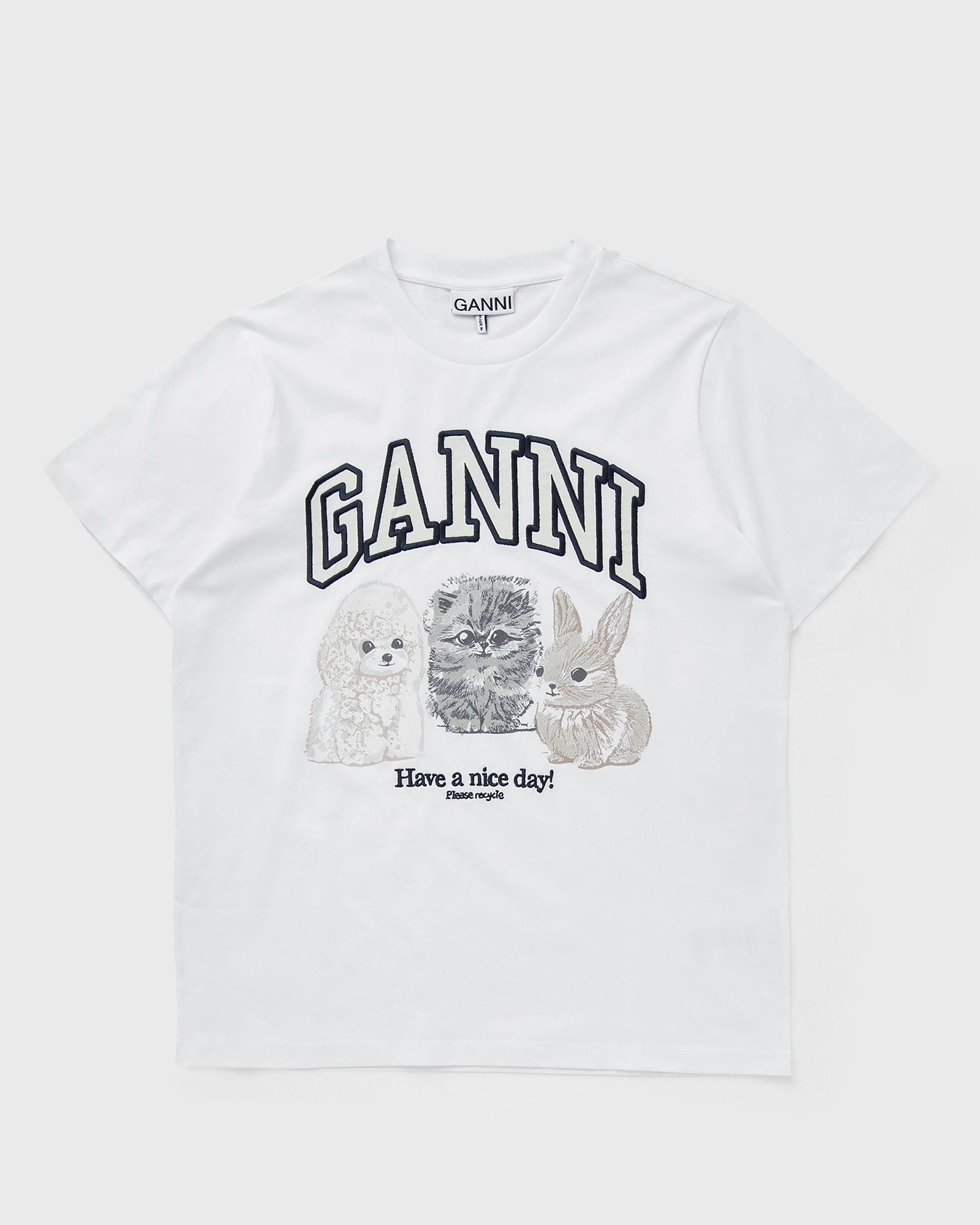 Basic Cotton Jersey Animals Relaxed Tee