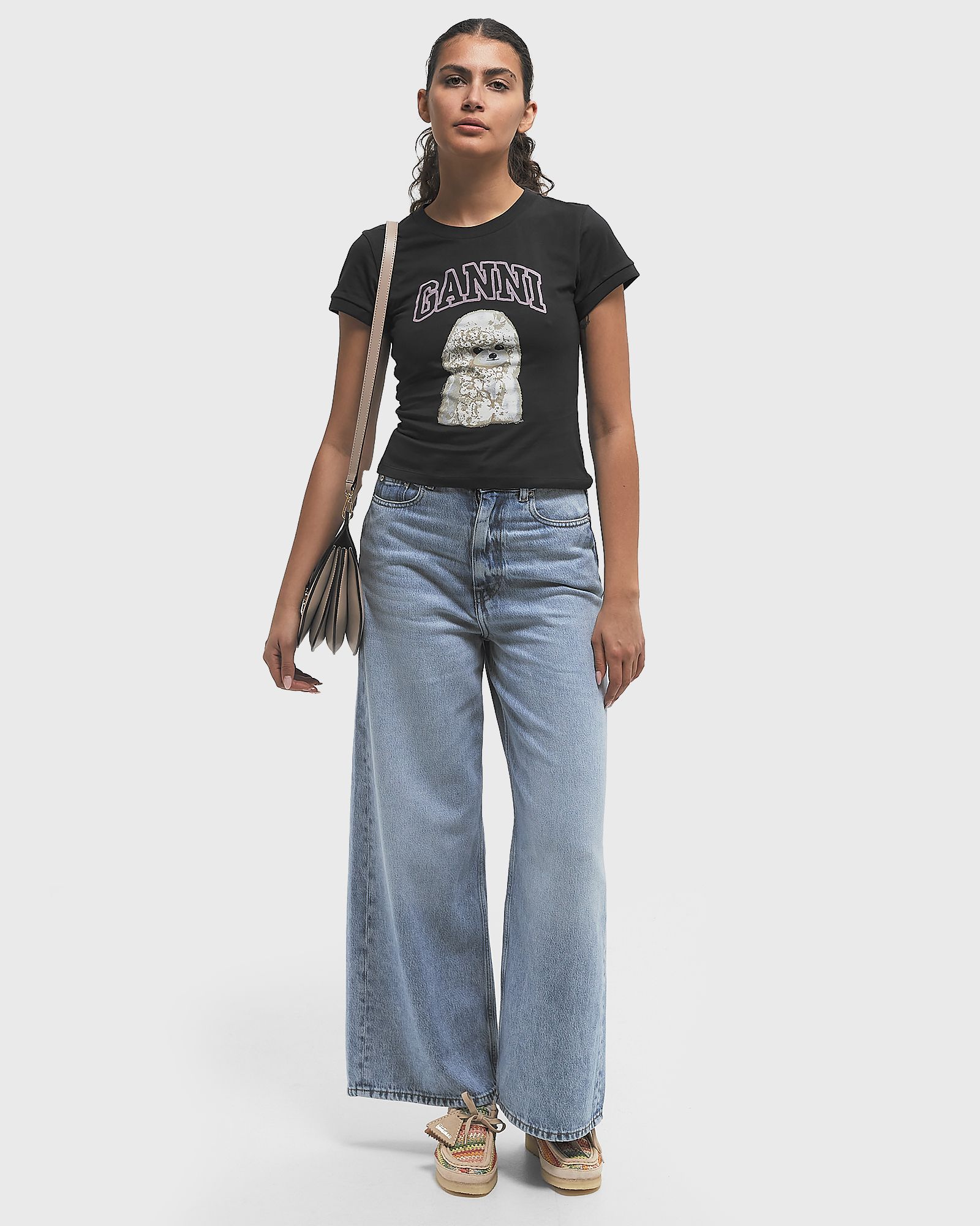 Basic Cotton Jersey Poodle Baby Fit Tee