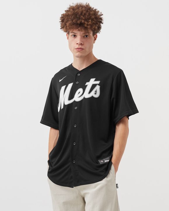 Nike MLB New York Mets Fashion Replica Team Jersey Black - BLACK