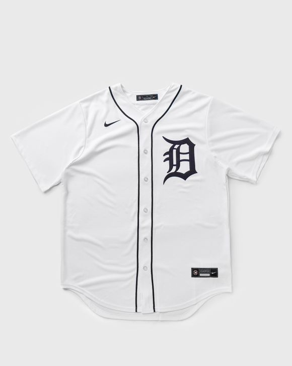 Men's Nike White Detroit Tigers Home Replica Team Jersey