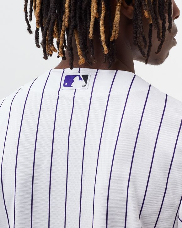 Nike MLB Official Replica Home Jersey Colorado Rockies White