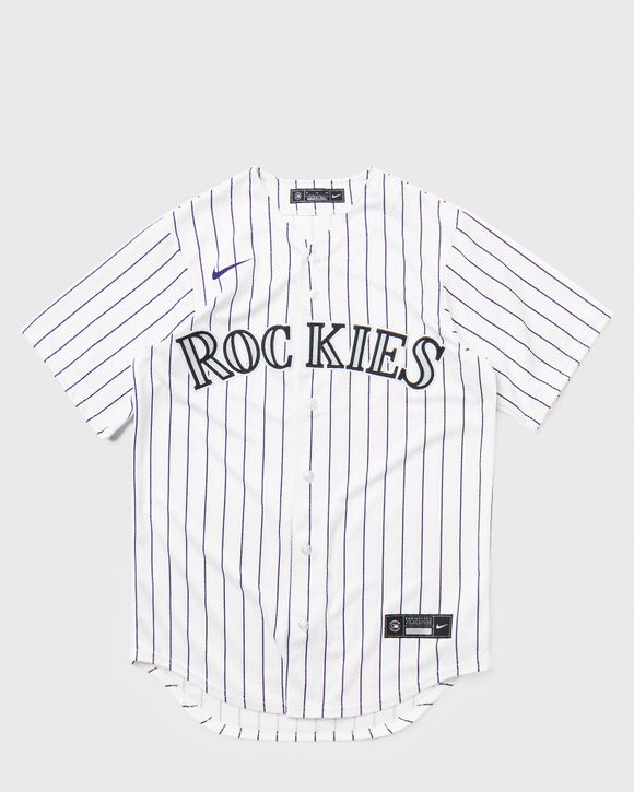 Nike MLB Official Replica Home Jersey Colorado Rockies White - White -  Bright Purple