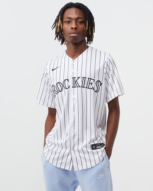 Nike MLB Official Replica Home Jersey Colorado Rockies White - White -  Bright Purple