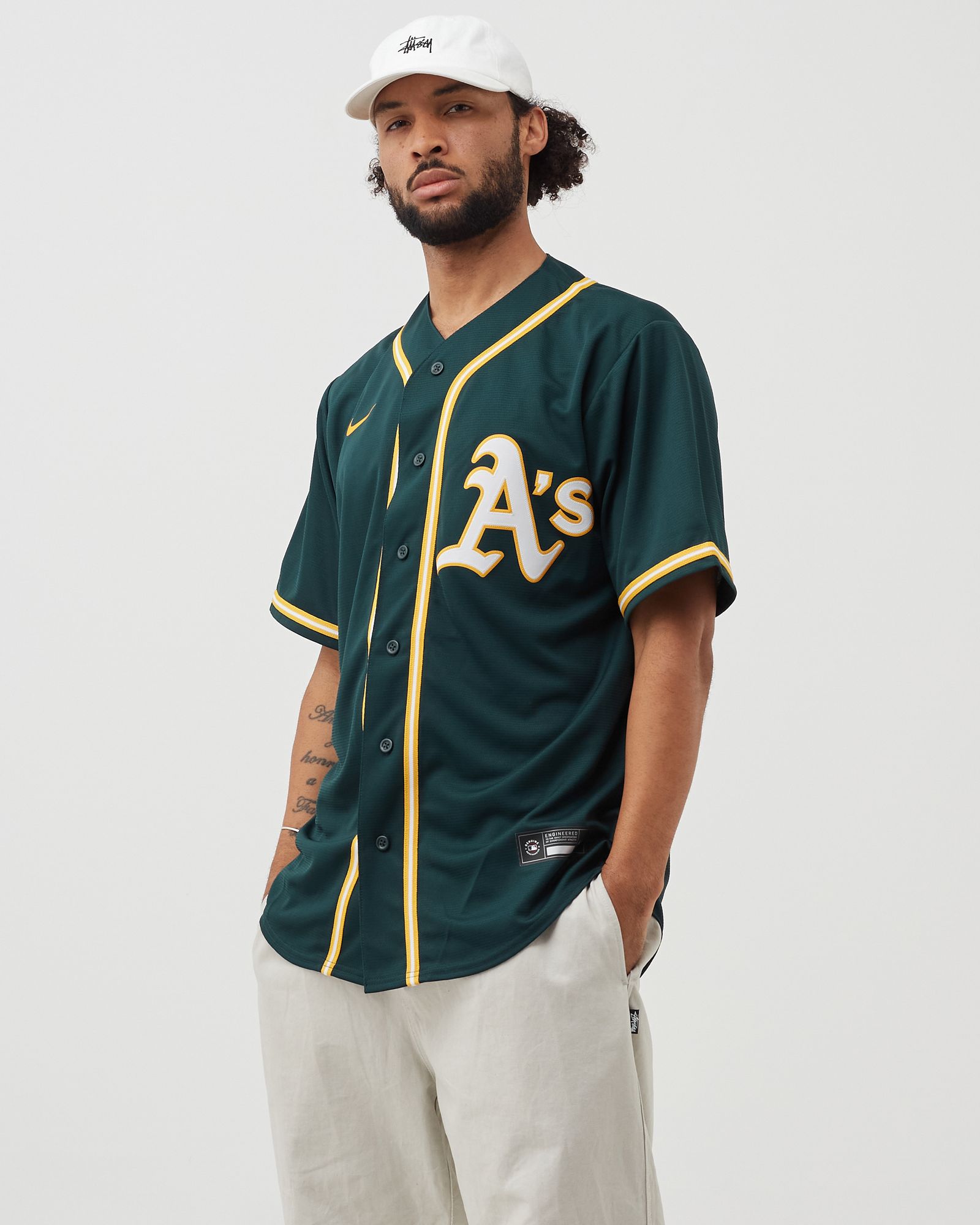 MLB Nike Official Replica Alternate Jersey Oakland Athletics