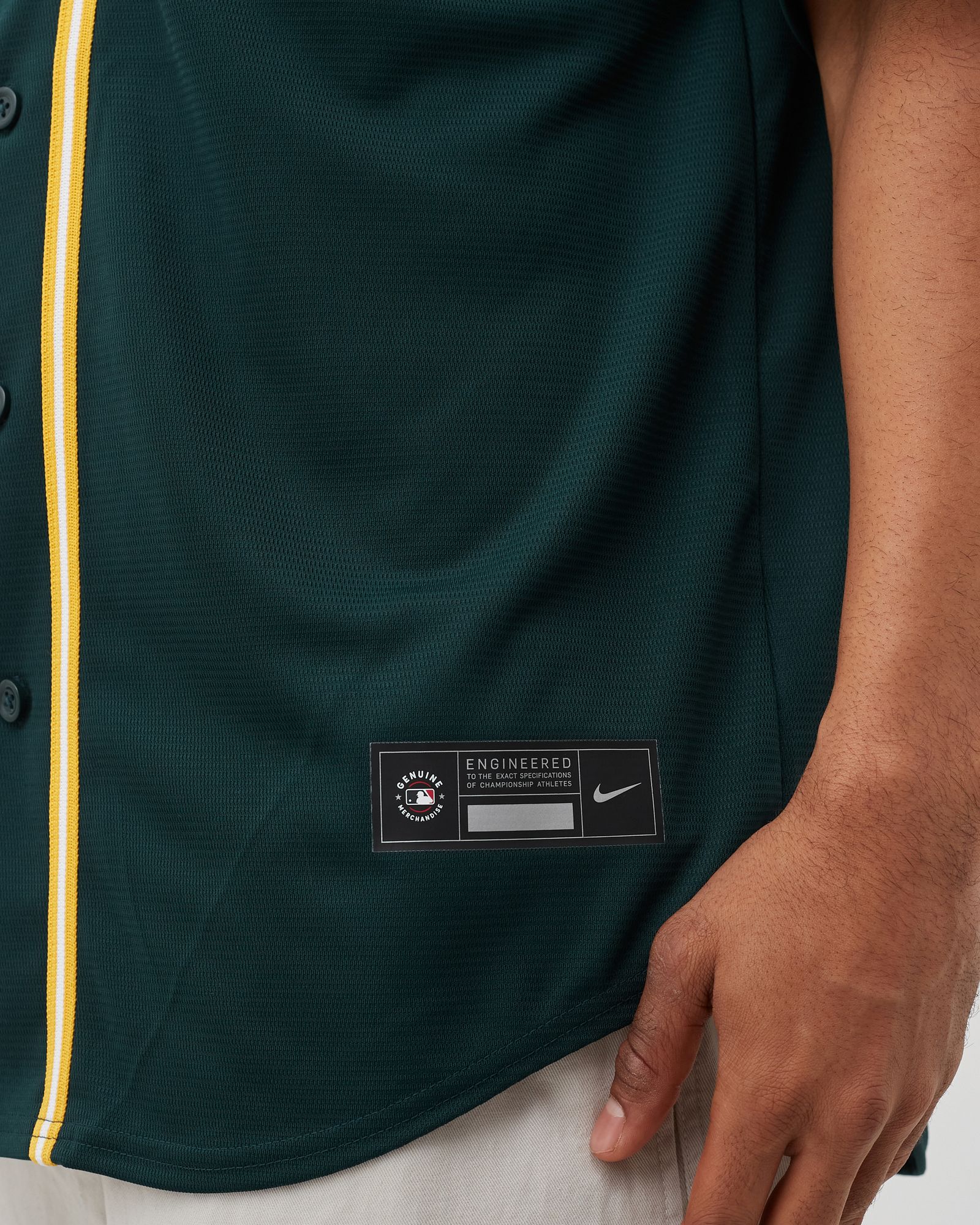 MLB Nike Official Replica Alternate Jersey Oakland Athletics