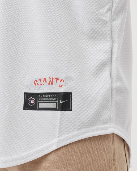 NIKE San Francisco Giants "G" City Connect Official Replica White  Orange Jersey
