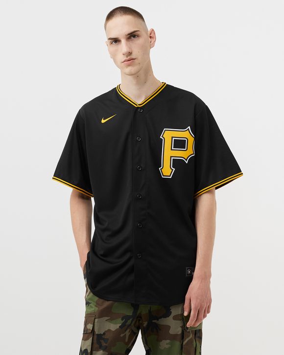 Pittsburgh Pirates Women's Plus Size Alternate Replica Team Jersey - Black
