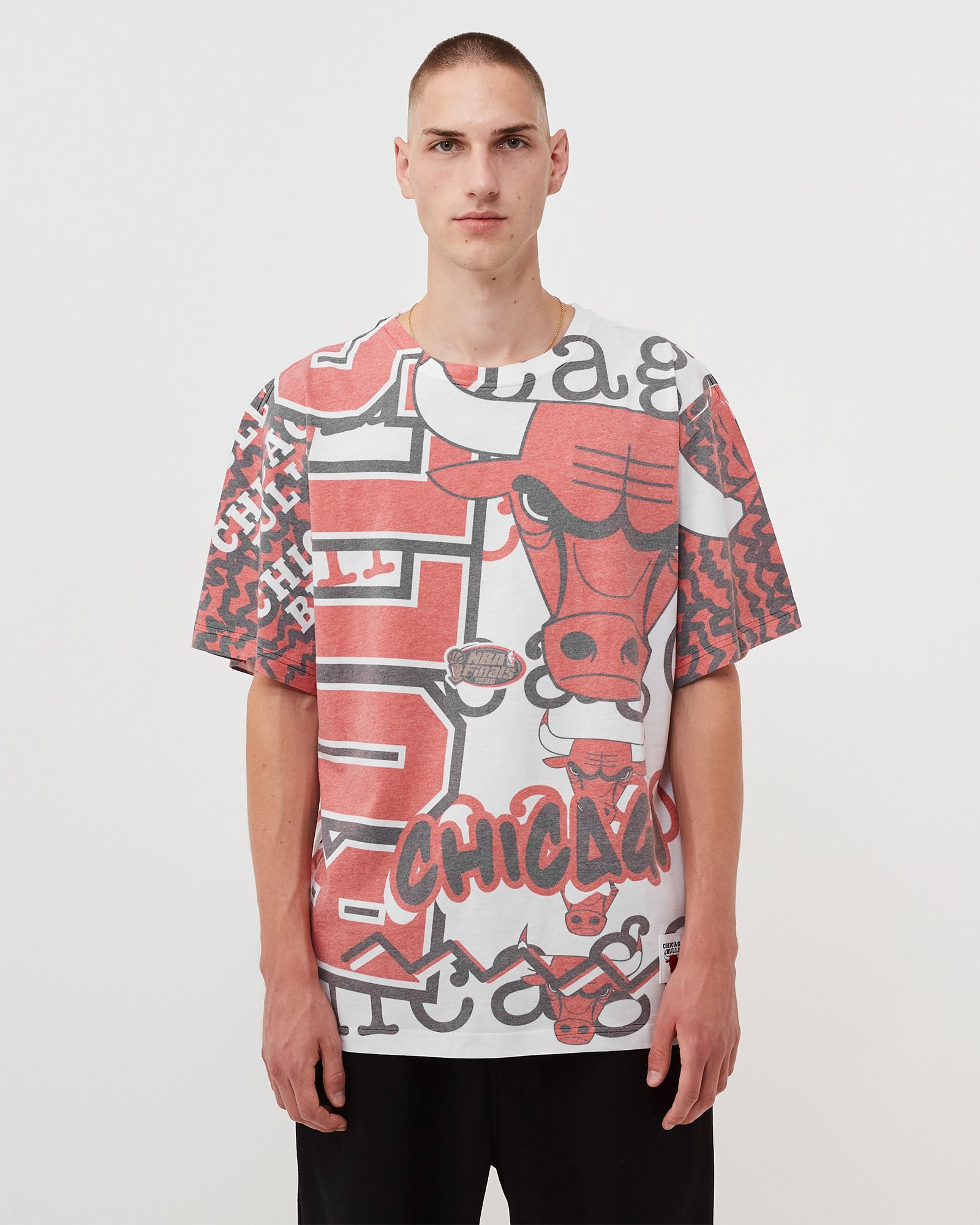 NBA JUMBOTRON 2.0 SUBLIMATED S/S TEE BULLS