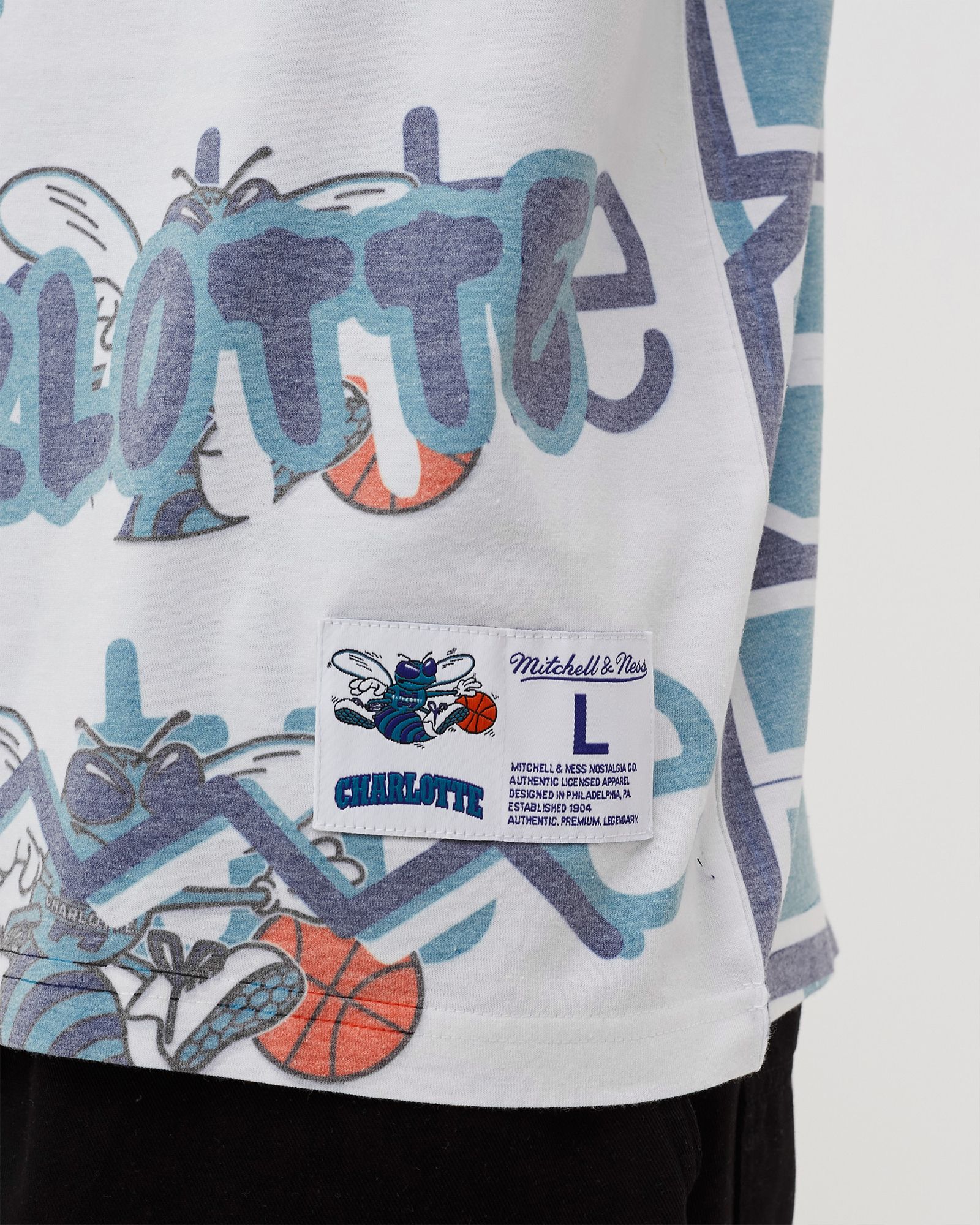 NBA JUMBOTRON 2.0 SUBLIMATED S/S TEE HORNETS