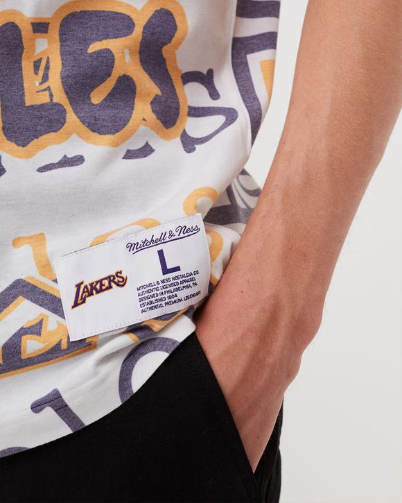 NBA JUMBOTRON 2.0 SUBLIMATED S/S TEE LAKERS