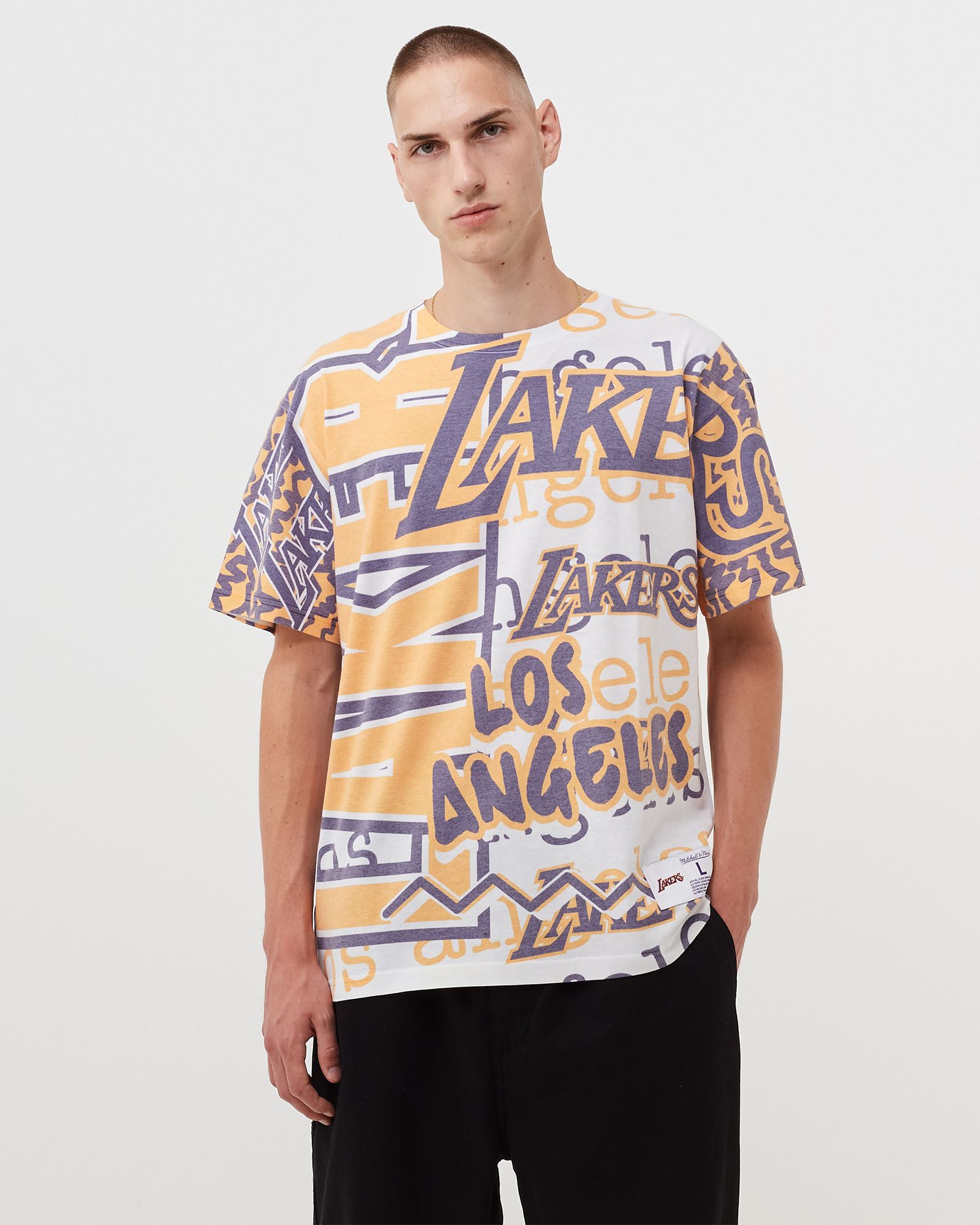 NBA JUMBOTRON 2.0 SUBLIMATED S/S TEE LAKERS