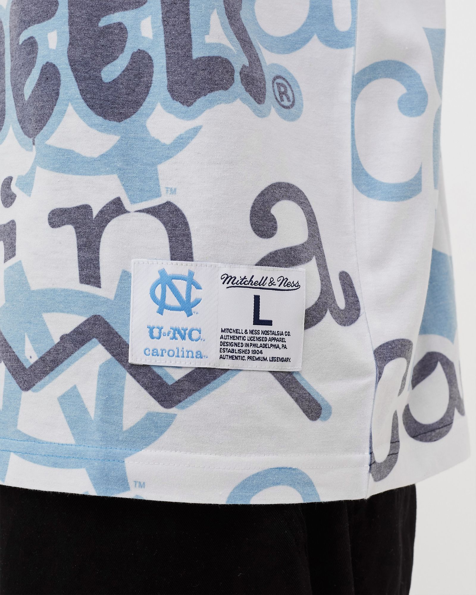 NCAA JUMBOTRON 2.0 SUBLIMATED S/S TEE NORTH CAROLINA