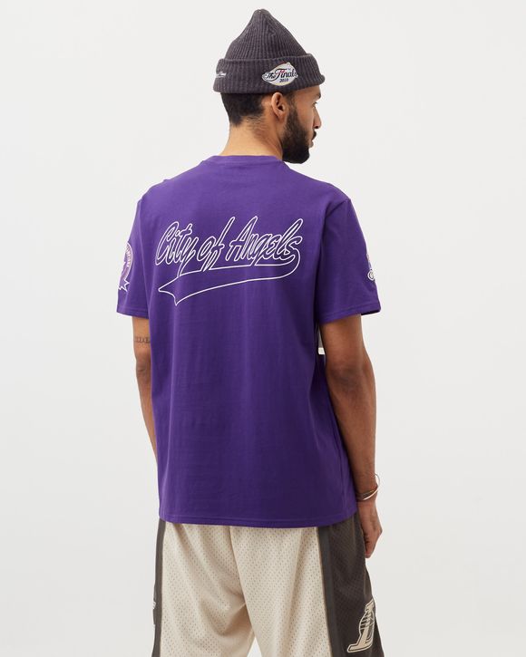 Mitchell & Ness Men's Purple Los Angeles Lakers City Collection