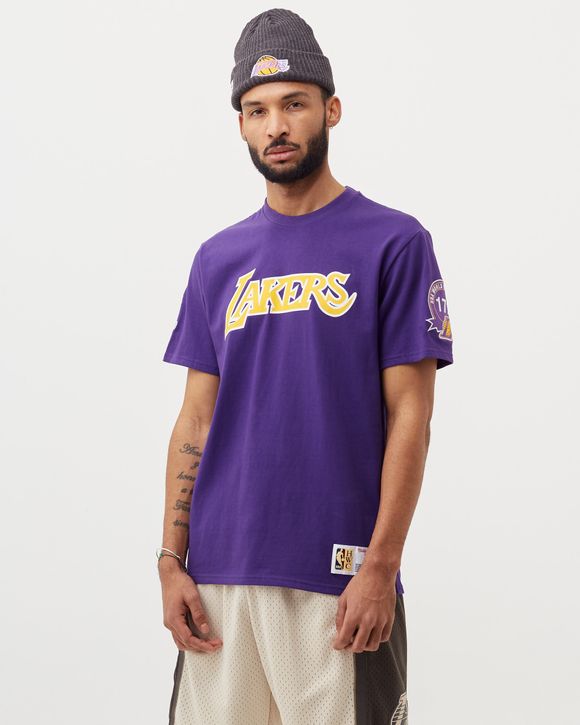 Mitchell & Ness Men's Purple Los Angeles Lakers City Collection