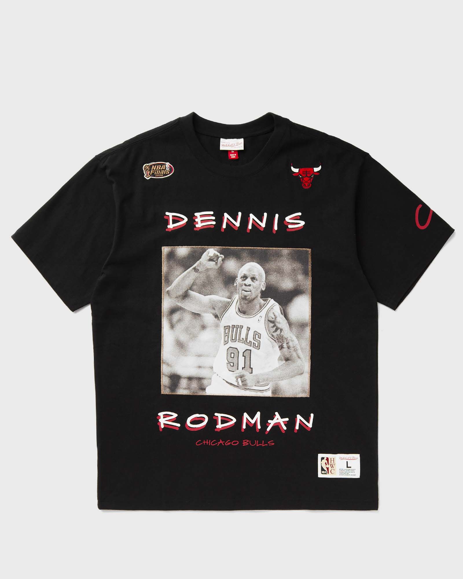 NBA HEAVYWEIGHT PREMIUM PLAYER TEE VINTAGE LOGO CHICAGO BULLS DENNIS RODMAN #91