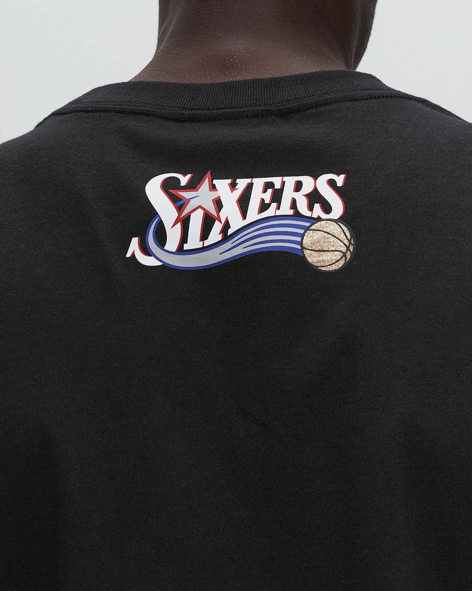 NBA HEAVYWEIGHT PREMIUM PLAYER TEE VINTAGE LOGO PHILADELPHIA 76ERS ALLEN IVERSON #3