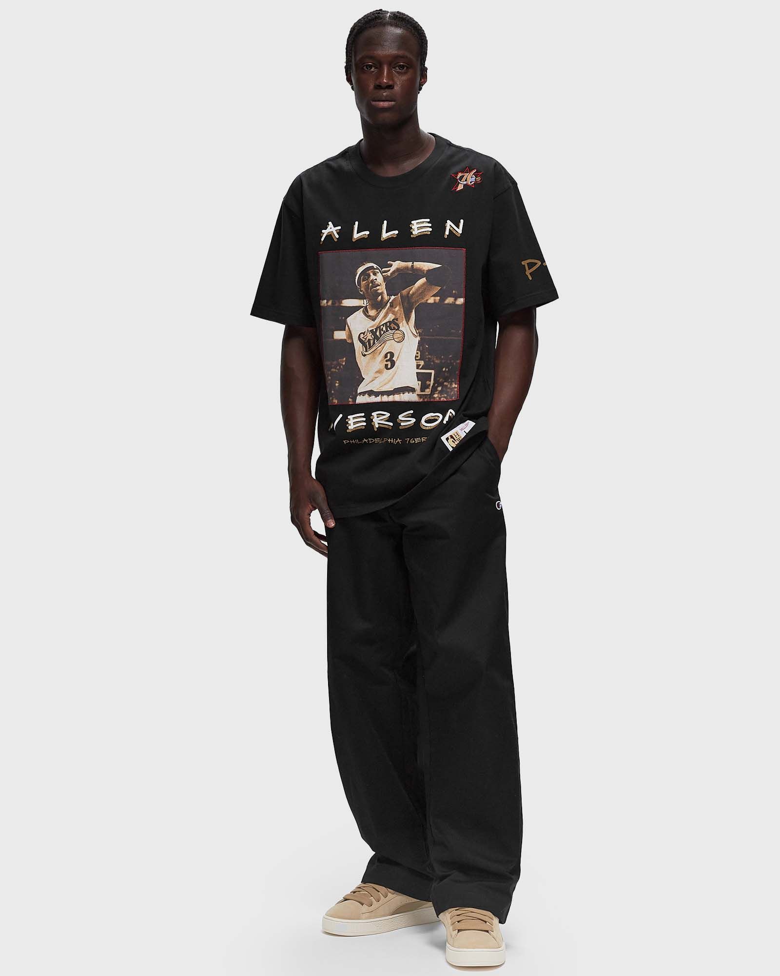 NBA HEAVYWEIGHT PREMIUM PLAYER TEE VINTAGE LOGO PHILADELPHIA 76ERS ALLEN IVERSON #3