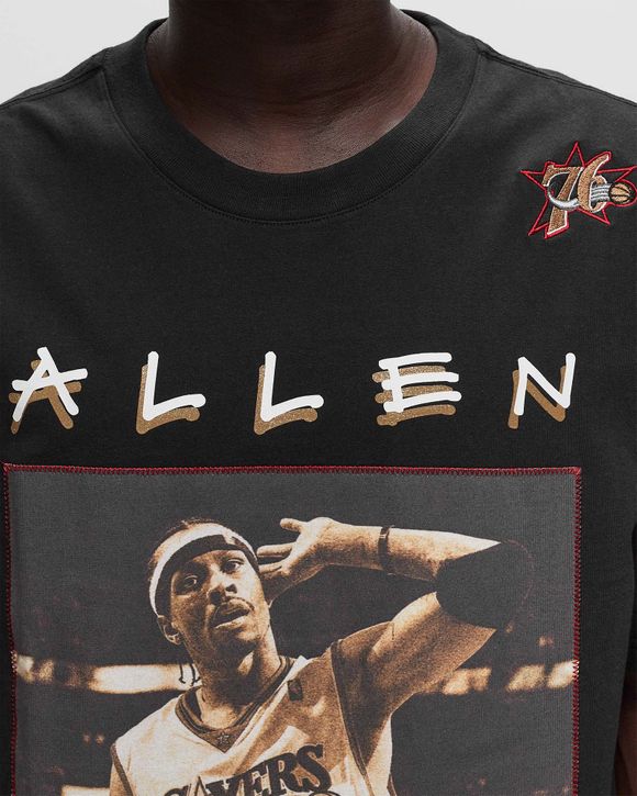 NBA HEAVYWEIGHT PREMIUM PLAYER TEE VINTAGE LOGO PHILADELPHIA 76ERS ALLEN IVERSON #3