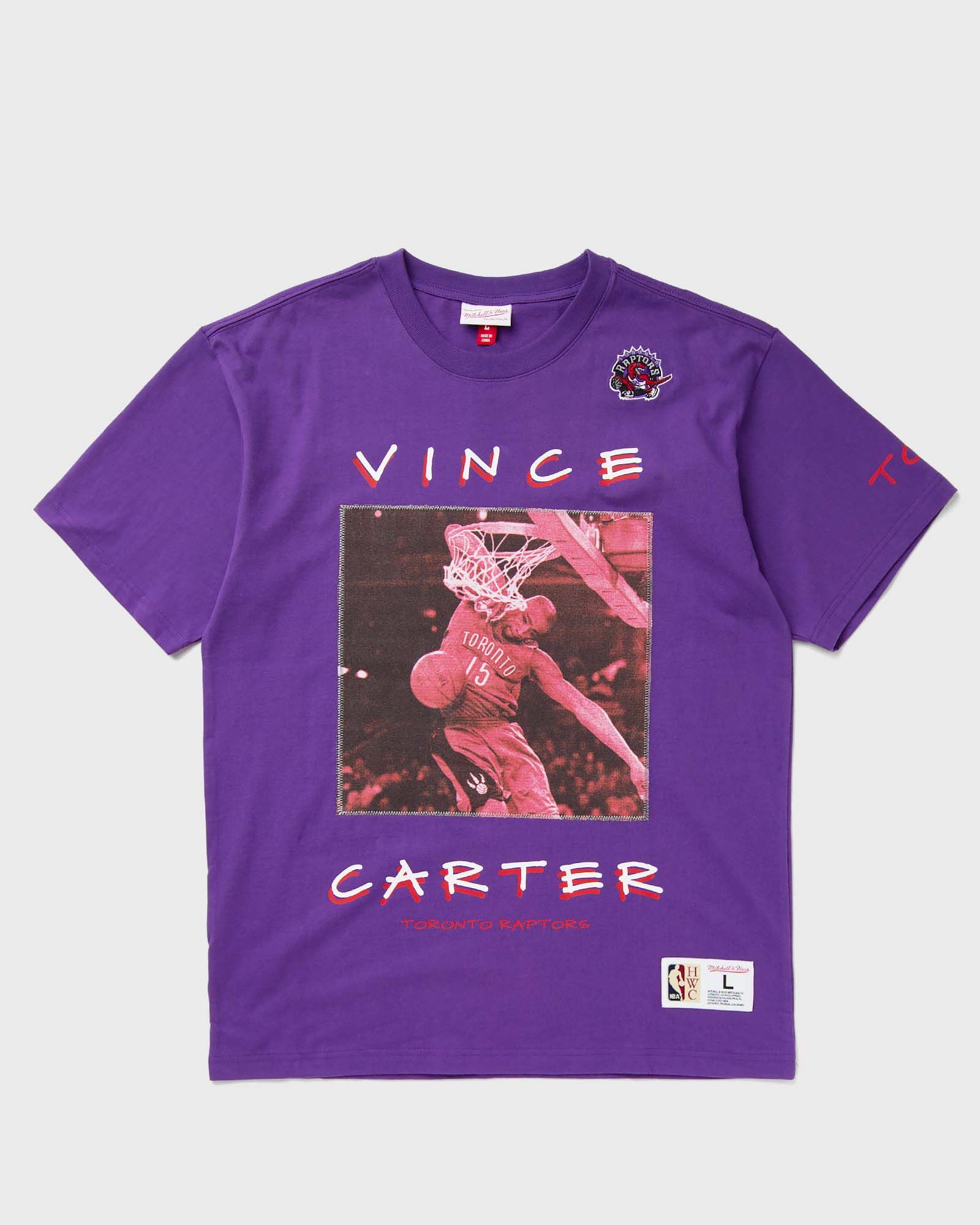 NBA HEAVYWEIGHT PREMIUM PLAYER TEE VINTAGE LOGO TORONTO RAPTORS VINCE CARTER #15