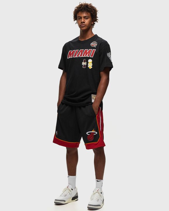 Mitchell & Ness Youth Miami Heat Dwyane Wade #3 Red Swingman Jersey, Boys', Small