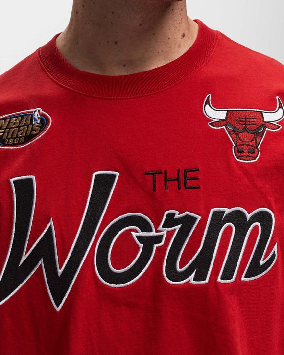 NBA PREMIUM NICKNAME SS TEE VINTAGE LOGO CHICAGO BULLS DENNIS RODMAN #91