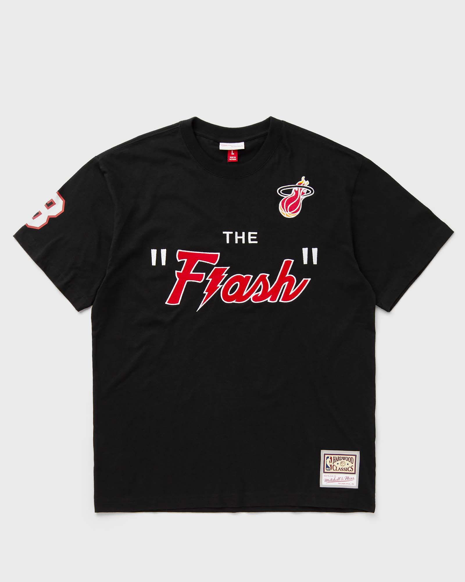 NBA PREMIUM NICKNAME SS TEE VINTAGE LOGO MIAMI HEAT DWYANE WADE #3