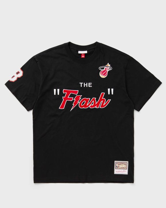 NBA PREMIUM NICKNAME SS TEE VINTAGE LOGO MIAMI HEAT DWYANE WADE #3