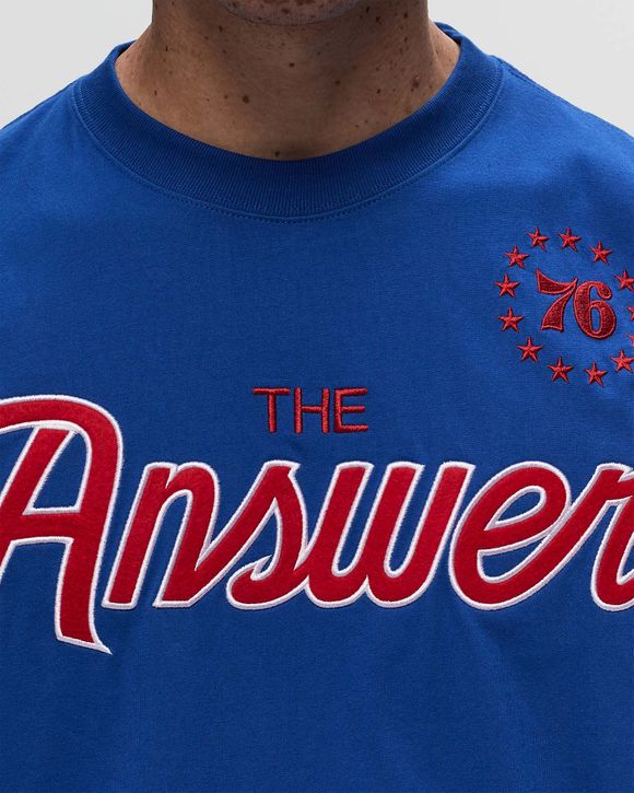 NBA PREMIUM NICKNAME SS TEE VINTAGE LOGO PHILADELPHIA 76ERS ALLEN IVERSON #3