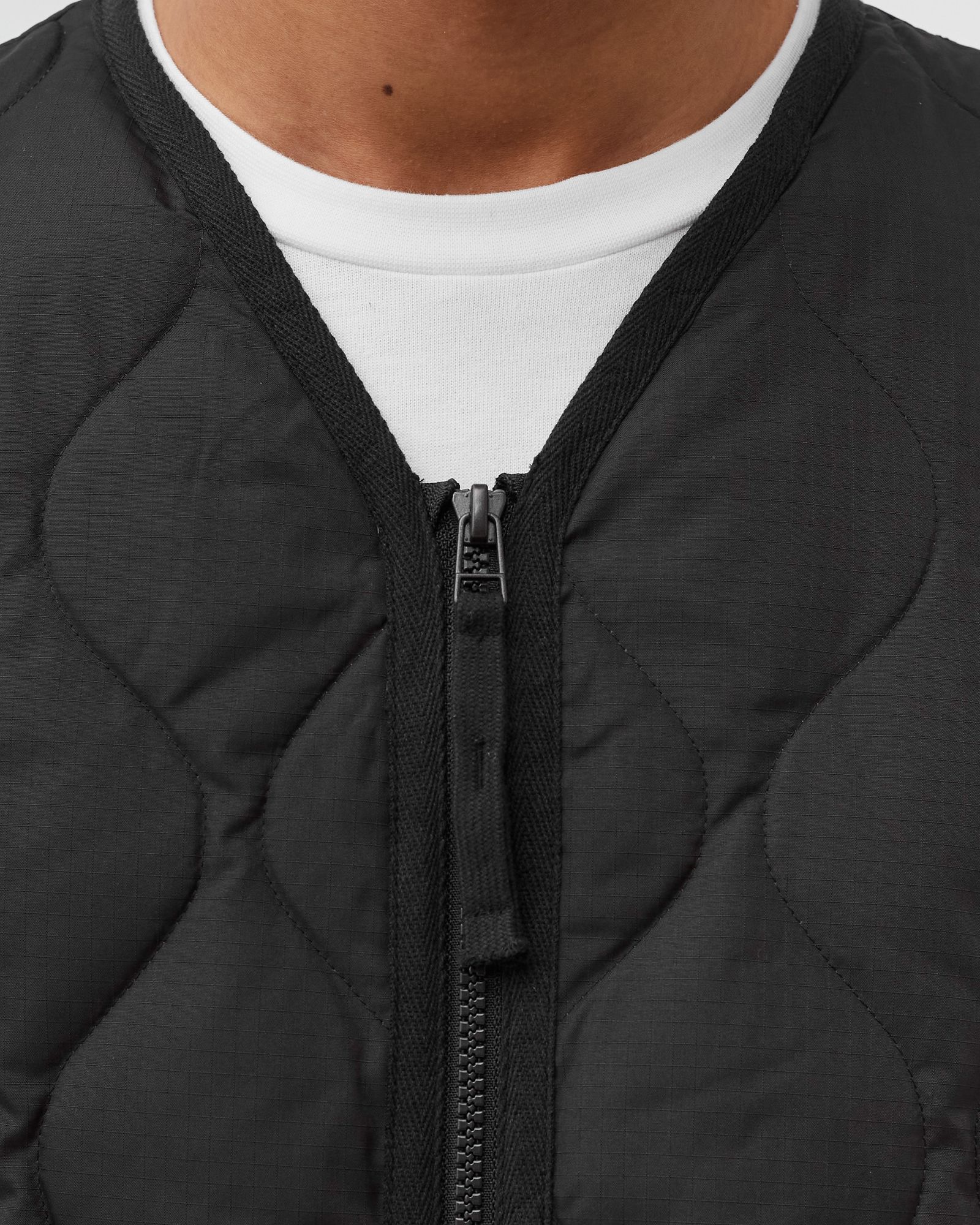 MILITARY ZIP V-NECK VEST