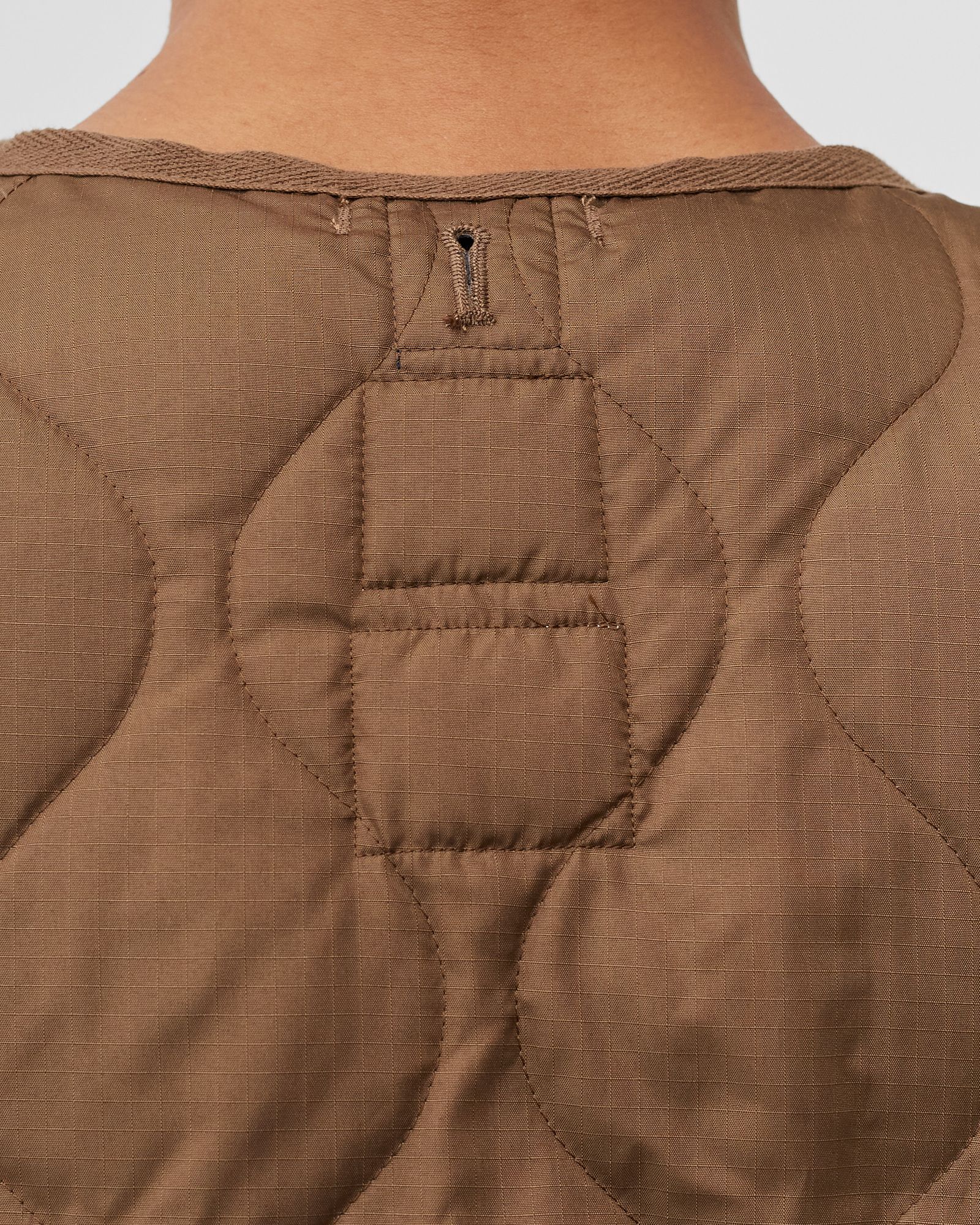 MILITARY ZIP V-NECK VEST