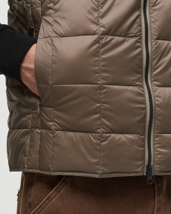 CREW NECK W-ZIP DOWN VEST
