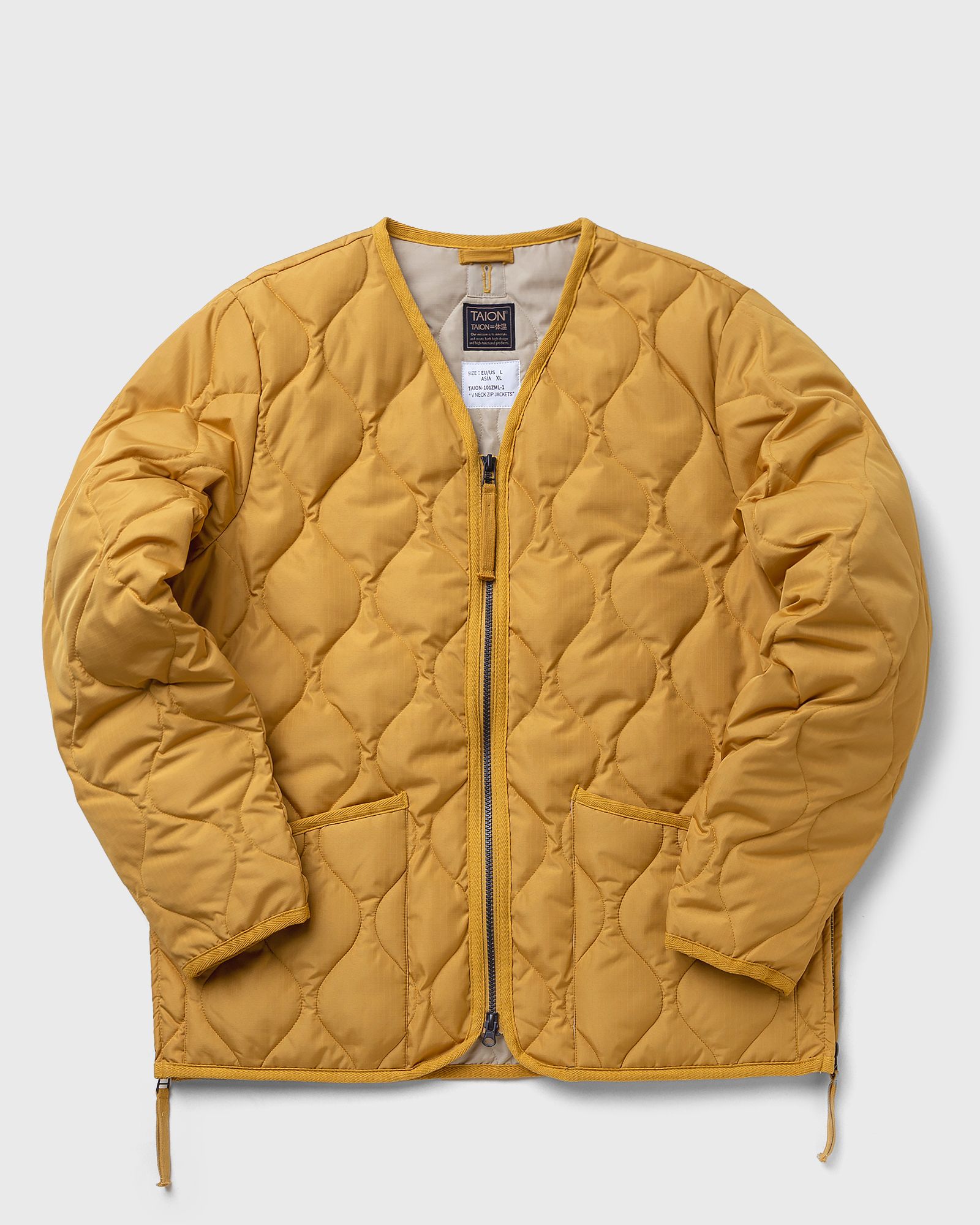 MILITARY ZIP V-NECK JACKET