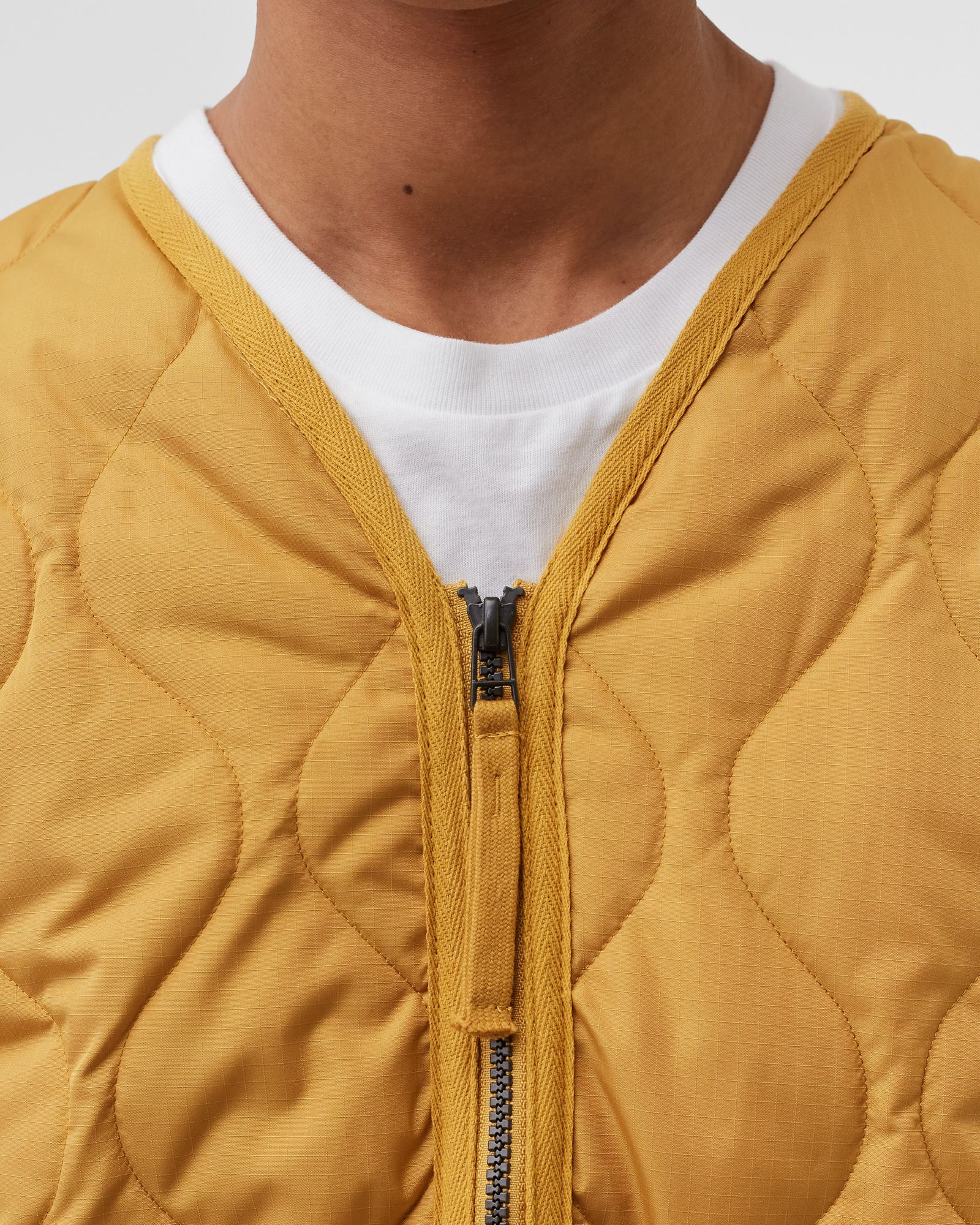 MILITARY ZIP V-NECK JACKET