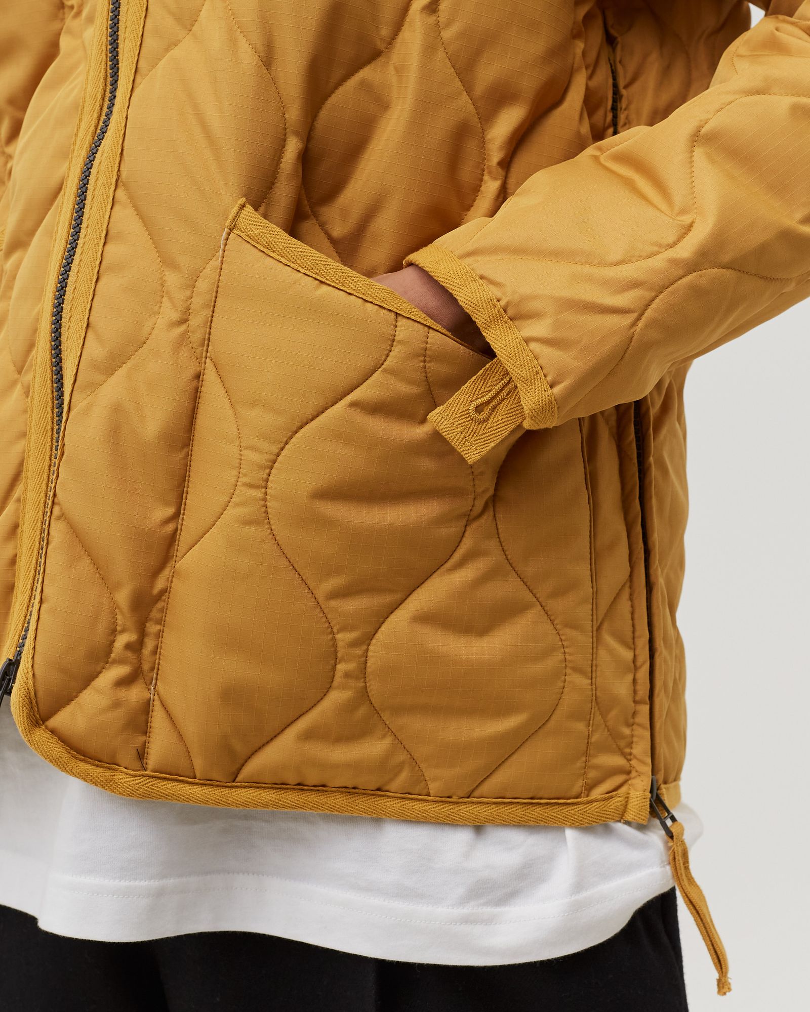 MILITARY ZIP V-NECK JACKET