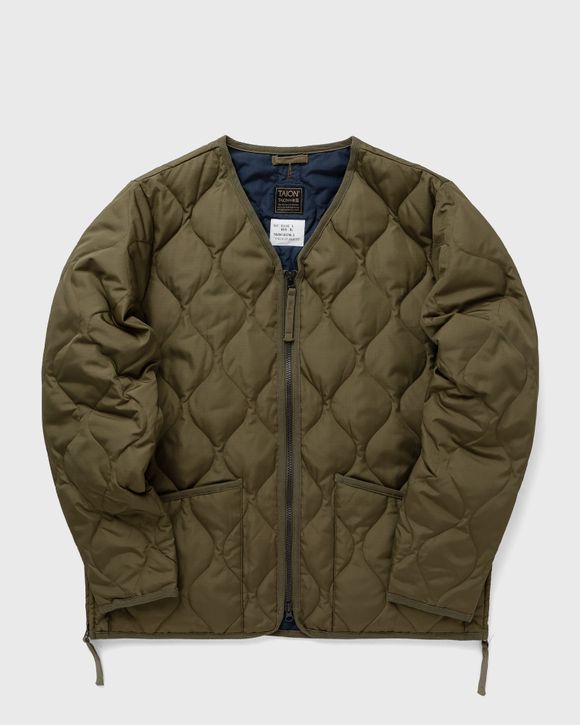 MILITARY ZIP V-NECK JACKET