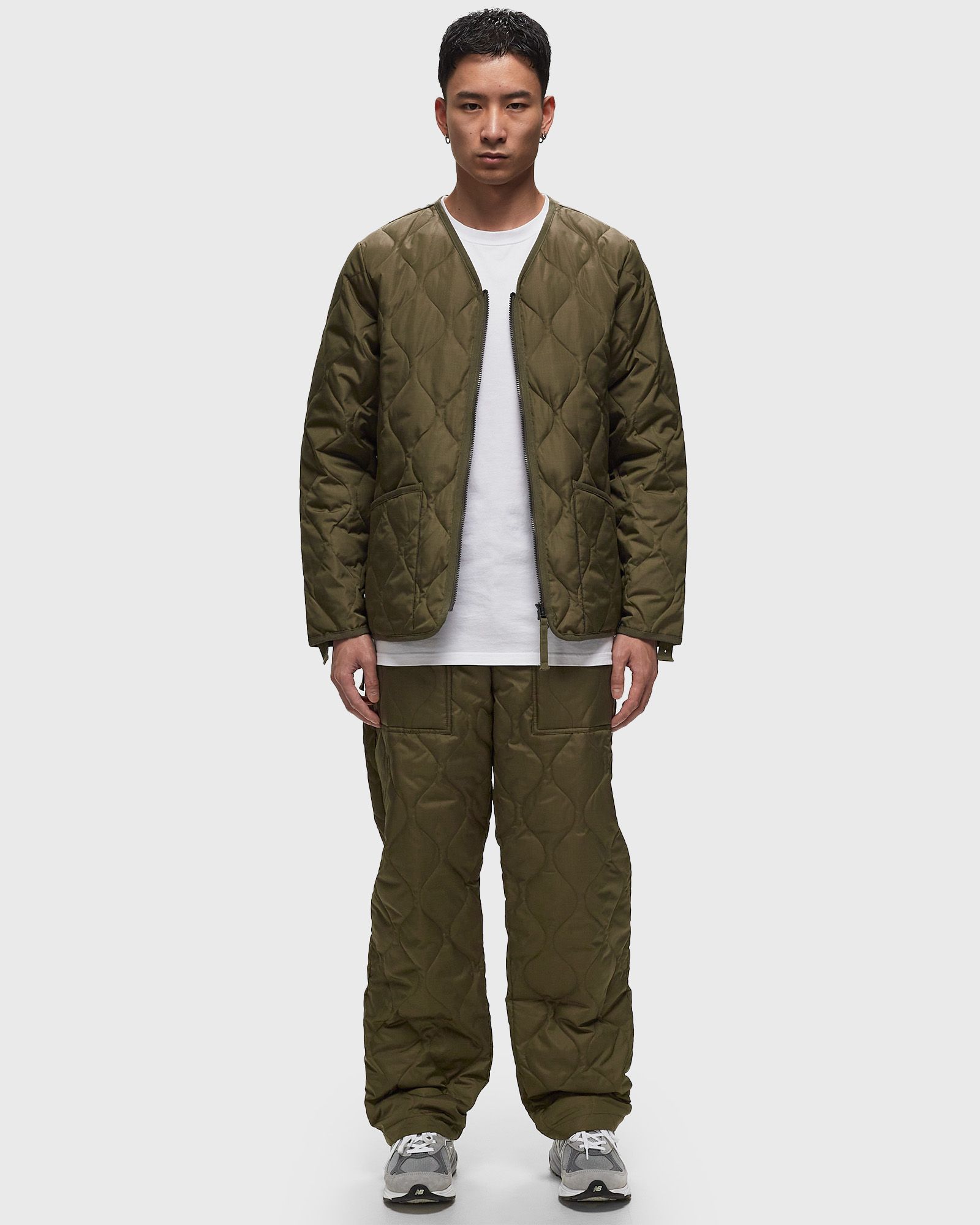 MILITARY ZIP V-NECK JACKET