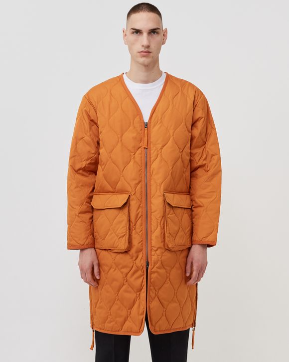 MILITARY V NECK ZIP DOWN CO