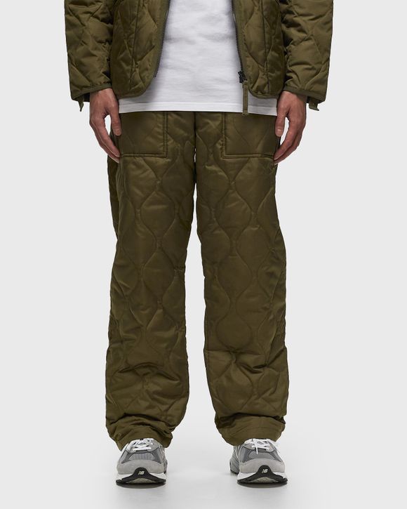 【TAION】タイオン MILITARY CARGO DOWN PANTS TAION: Black Military Down Cargo Pants | SSENSE