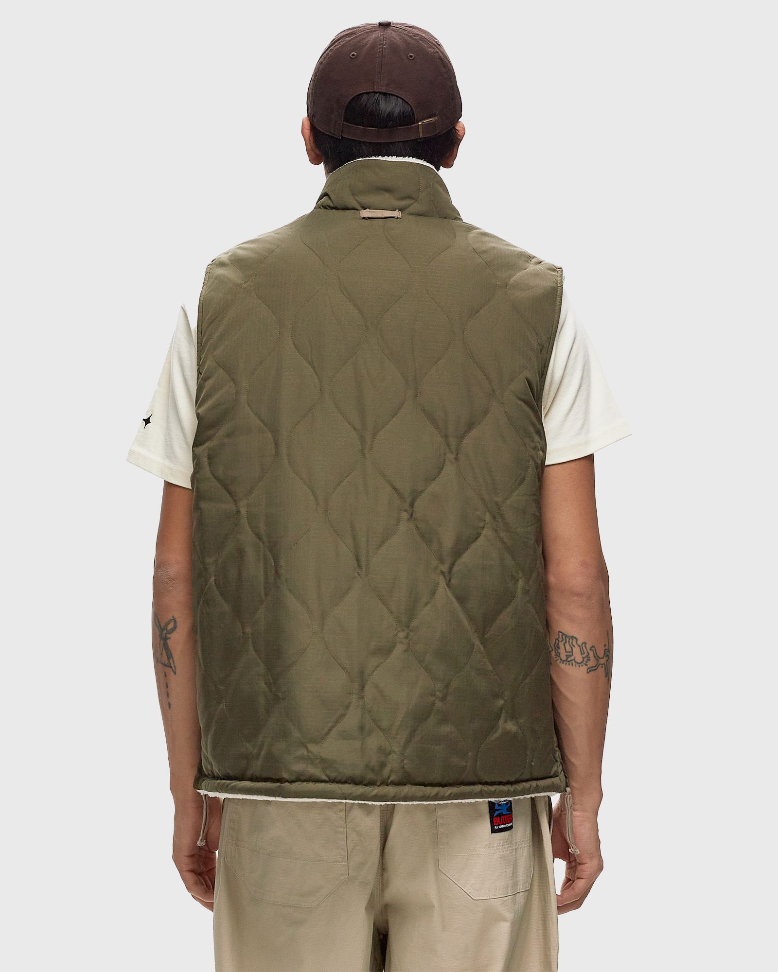 MILITARY RIVERSIBLE HI NECK DOWN VEST
